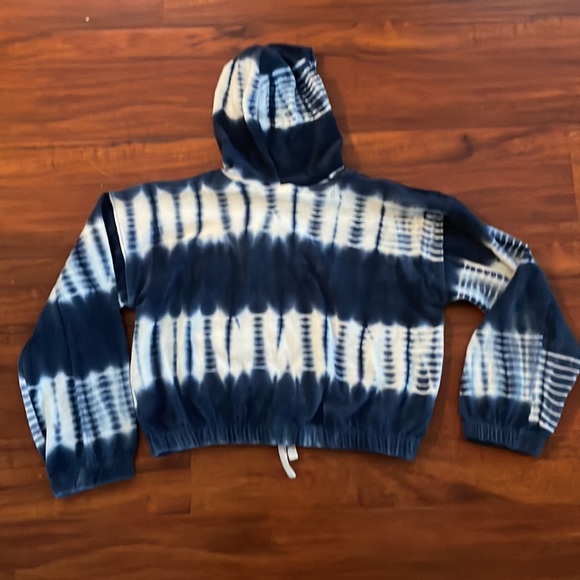 Shade Critters terry hoodie. Navy tie dye. - Picture 2 of 3